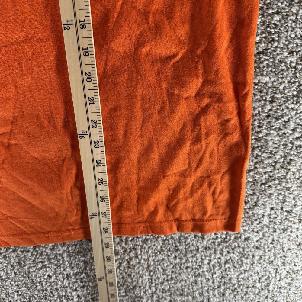 Vintage 80s Clemson Tigers Shirt Mens Medium‎ Orange Logo 7 Raglin Deadstock USA - Picture 14 of 15